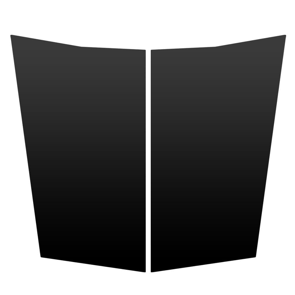 Matte Black Vinyl Hood Decal Kit - Compatible with Ford 97-03 F150 Pickup
