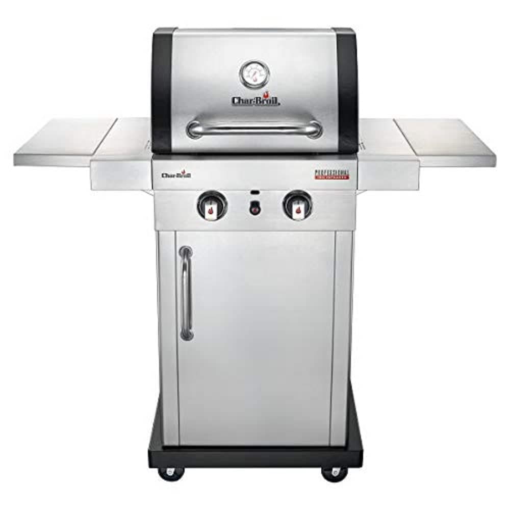 Char-Broil Gas BBQ Professional 2200 S - 2-burner Barbecue with TRU-Infrared Technology - Ideal for Outdoor Cooking, Garden, Balcony and Patio, Stainless Steel Finish