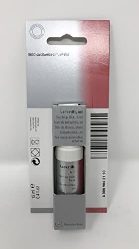 Mercedes Benz Genuine Calcite White/Cirrus White Touch Up Paint Code 650