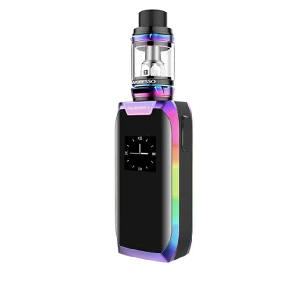 Authentic Vaporesso Revenger X Kit in Rainbow - 2ml NRG MINI Tank With 220w Mod Starter Kit