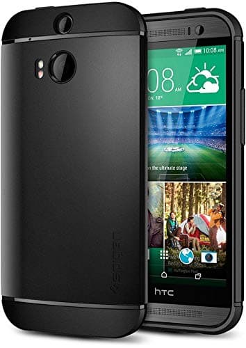 كفر سبايجن اتش تي سي ون ام8 سليم ارمور - أسود Spigen HTC One M8 Case Slim Armor - Smooth Black