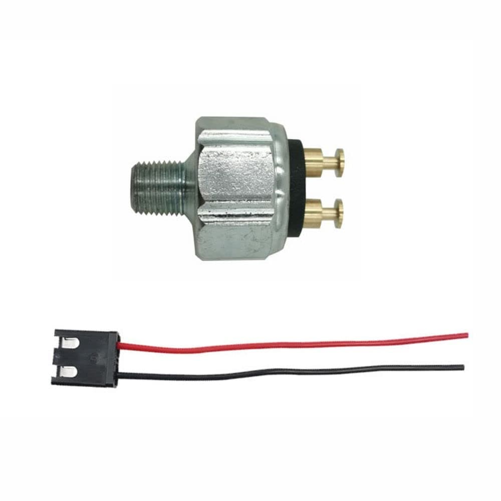 Universal Low Pressure Type Brake Light Switch and Pig Tail with Wire Connector