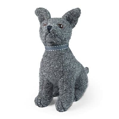 Dora Designs The Canine Collection Home Accessories Grey Fabric Mist The Lurcher Junior Dog Paperweight