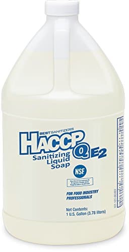 Best Sanitizers SO10003 HACCP Q E2 Sanitizing Liquid Soap, 1 gal