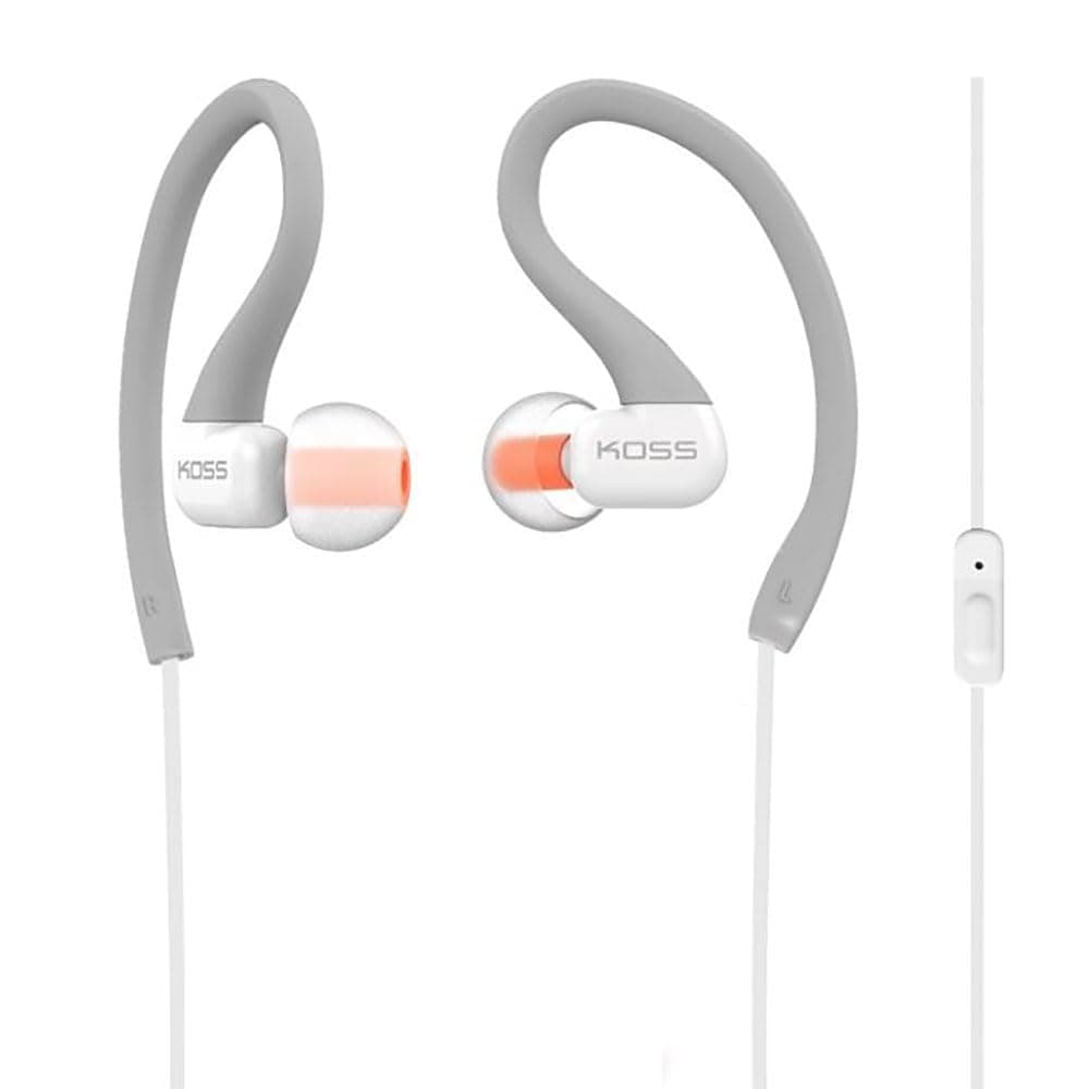 KSC32i GRY Sport Clip Headphones, Grey