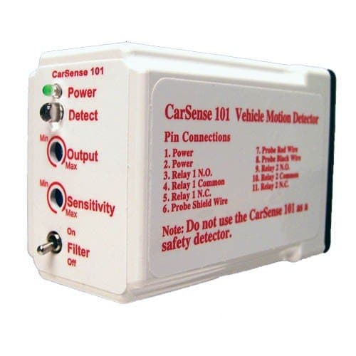 EMX CarSense 101 Outdoor Buried Driveway Sensor 50ft Lead 110VAC (probe sold separately)