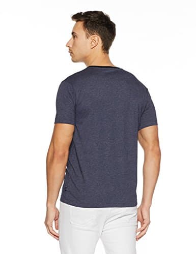 Van Heusen Men Athleisure Smart Tech T-Shirt - Easy Stain Release, Anti Stat, Ultra Soft