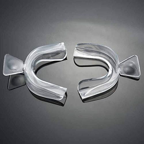 1 Pair Teeth Whitening Mouth Trays for Bleaching Thermo Gum Shield Teeth Grinding