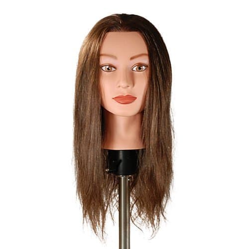Marianna 18-20" Cosmetology Mannequin Head 100% Human Hair - Miss Amerikin