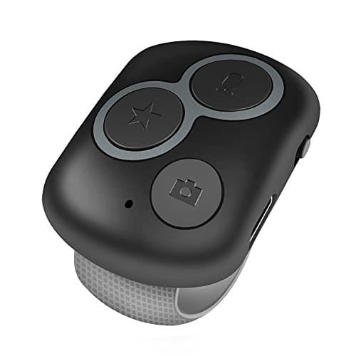 JWD Wearable Bluetooth Mini Voice/Photo Translator Ring, Portable Auto Real-Time Smart Translator for Learning, Travel, Shopping, Business, Support 16 Languages, Black