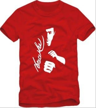 Aship BLACK cotten 4 Bruce lee ENTER THE DRAGON head picture martial arts taekwondo WMA UNIFORMS sports shirt clothes sweater bruce lee yellow nunchaku