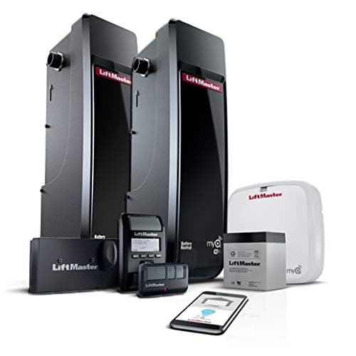 LIFTMASTER 8500W Two-Pack JACKSHAFT Garage Door Opener MYQ Enabled WiFi and Battery Installed ……