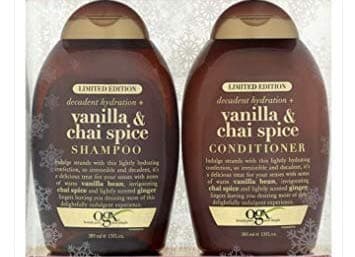Ogx Shampoo and Ogx Conditioner Sweet Hair Dreams Gift set including limited edition shampoo 385ml and conditioner 385ml (Vanilla and Chai Spice)