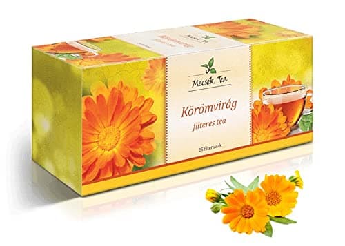 Mecsek Marigold Calendula Flower Premium Natural Herbal Tea - Calendulae Flos - 25 Bags
