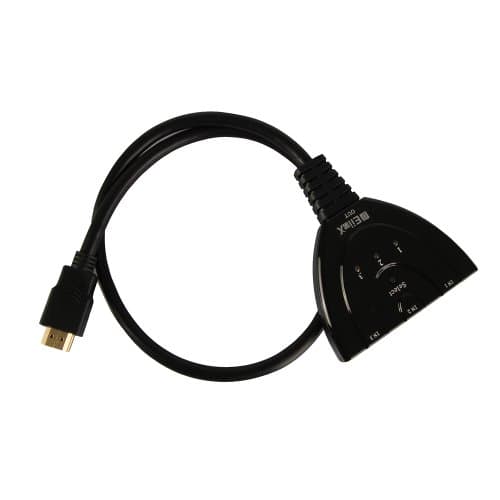 Eiiox 3 Port 1080P HDMI Switcher Splitter Cable for HDTV