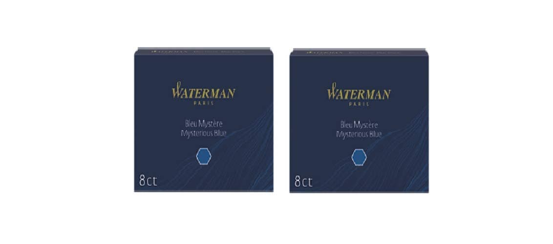 Large Standard Ink Cartridges Mysterious Blue (Blue Black) - 2 x Box of 8