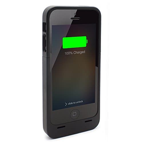 Lenmar MFI Apple Approved Meridian iPhone 5, iPhone 5s Rechargeable Extended Battery Case for iPhone 5, iPhone 5s - AT&T, Sprint, Verizon - Red - 100% Additional Battery Life (2300mAh)