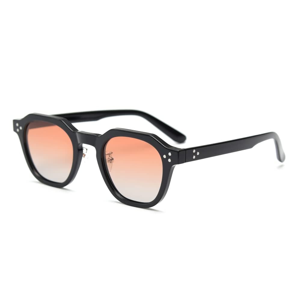 TR90 Polarised Sunglasses for Women Men's Square Polygon Retro Vintage Sunglasses Thick Frame Luxury Brand Design Glasses