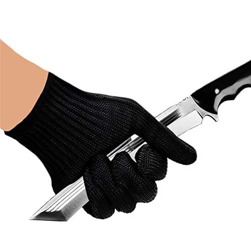 Cut Resistant Gloves, Safety Kitchen Cutting Gloves, Knife Proof Glove for Mandolin Slicing, Wood Carving, Fish Processing and Meat Cutting, EN388 Certified Food Grade Level 5 Protection (Medium)