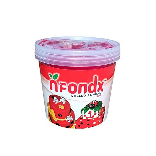 Ornima Nfondx Fondant/Sugarpaste (Red) - Strawberry - 1KG (Turkish Technology)