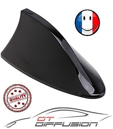 Universal FM Radio Shark Fin Aerial - Black
