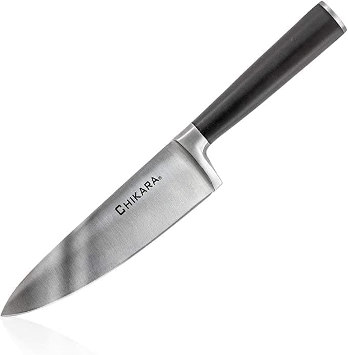 GINSUGourmet Chikara Series Forged 420J Japanese Stainless Steel 6-Inch Chef's Knife, 07219DS