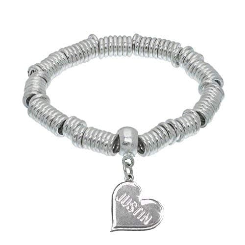 Justin Bieber Loop Charm Bracelet