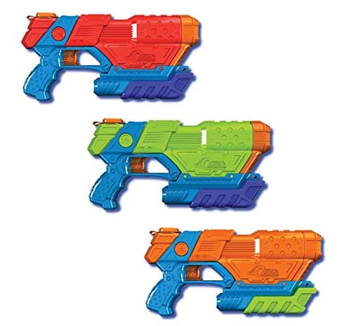 Prime Time Toys Tidal Storm Aqua Strike 3pk Power Pump Water Blasters
