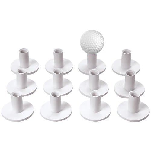 Coast Athletic Rubber Golf Tees (1.25 Inches High) (12 Pack)