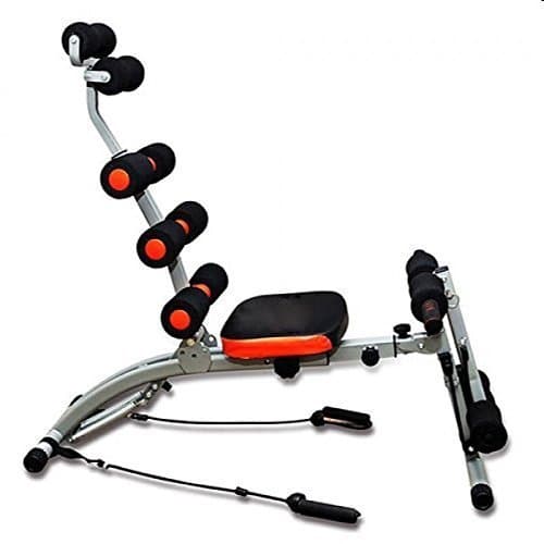 Abdominal And Back Trainer Cruncher Fitness Exerciser Core Toner Workout Abs Machine Home Gym Fat Burner 6XBench