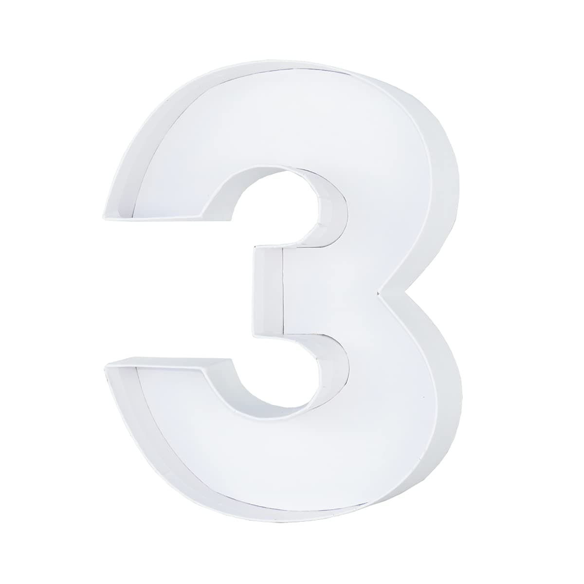 WENPACK 8" Small Fillable Cardboard Letter Shaped Paper Mache Cutouts Candy T...