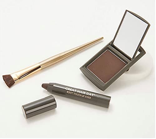 Joan Rivers Great Hair Day Fill-In Powder & Root Touch-Up Stick – Root Cover Up for Thinning Hair - Thicker and Fuller Hair – (Blonde)