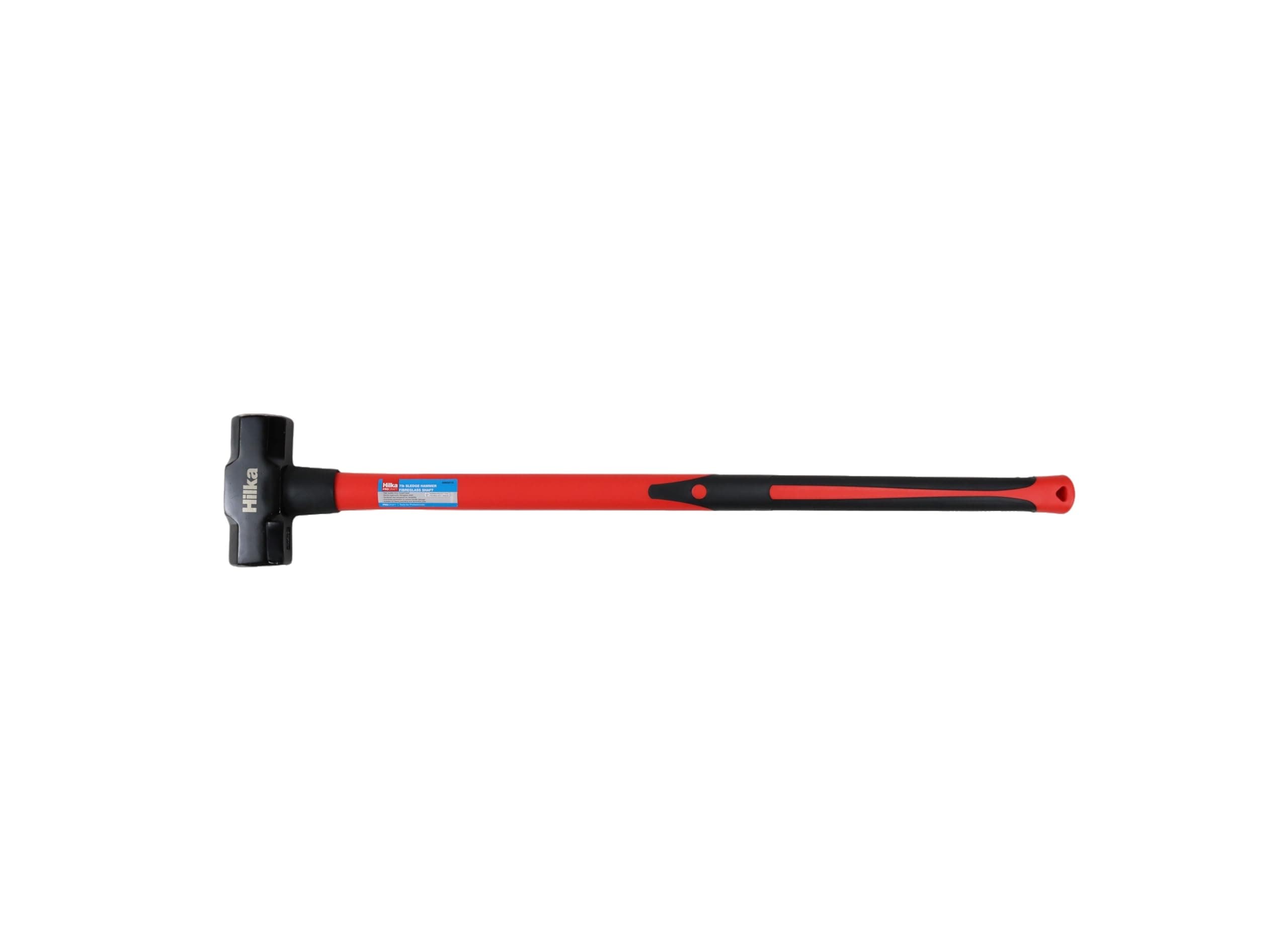 55600070 7 lb Pro Craft Sledge Hammer Fiber Glass Shaft, Red