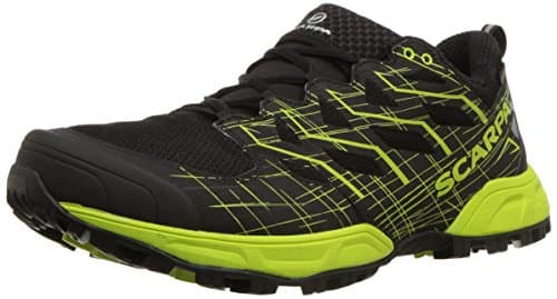 Scarpa Mens Neutron 2 GTX Trail Running Shoe, Black/Green Tender, 40 Medium EU (7.5 US)