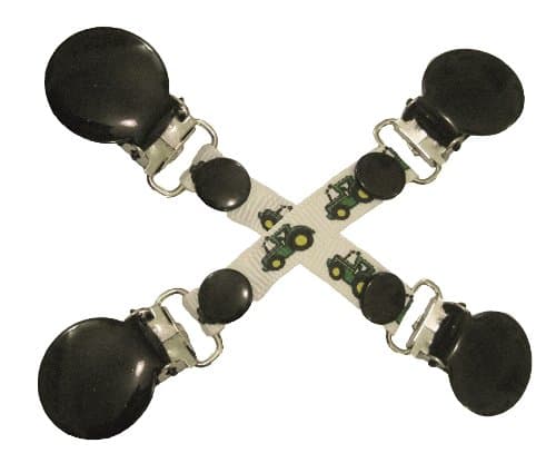 CuteToots Mitten clips/Glove clips for kids and adults! -Tractors