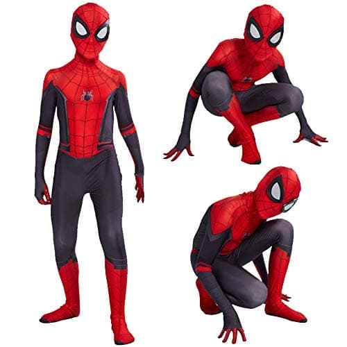Kids Superhero Halloween Costume Compatible Superhero Costume Suits Kids Party Cosplay 3D Style Best Gifts（kids-XL-9/10T)