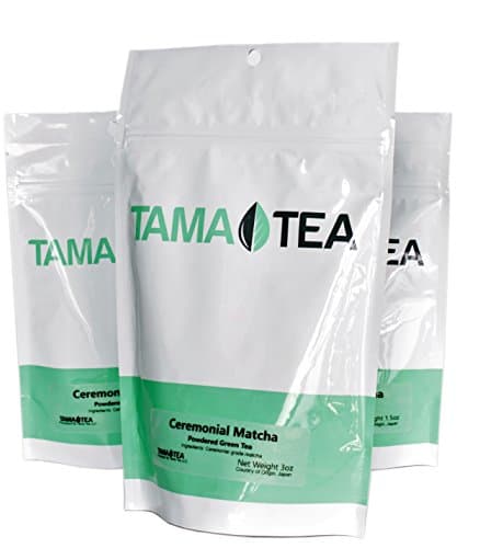 Matcha Green Powder by Tama Tea - Farm Direct From Uji, Japan. Organic, Vegan & Gluten Free Super-Food. Great for Smoothies, Lattes, Recipes & Weight Loss. JAS Organic Certified (1.5 ounce)