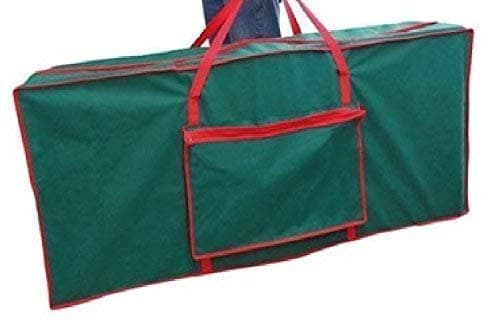CHRISTMAS TREE STORAGE CARRYING BAG GREEN RED 125 CM X 30 CM X 50 CM