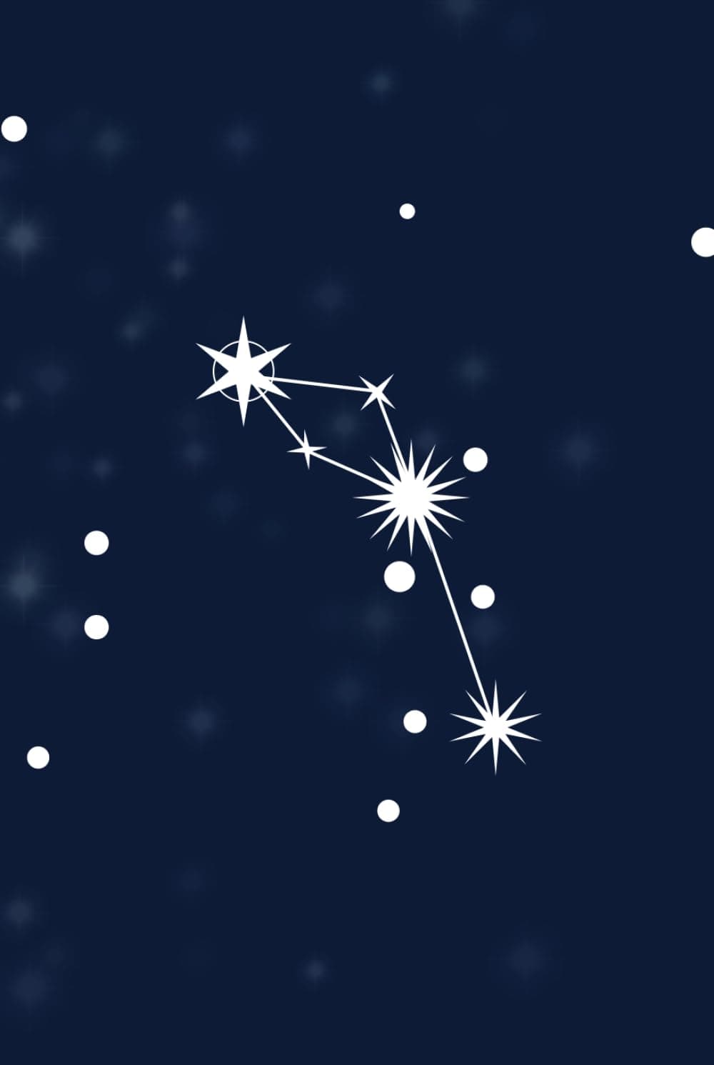 Constellations Quotes Notebook: Hardcover, 120 Pages, Medium 6 inches x 9 inches - Delphinus