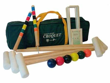 Oakley Woods Croquet Extreme 6 Player Set with 6 Mallets, 6 Balls, 9 Wickets, 2 Goals, Rules & Carrying Bag