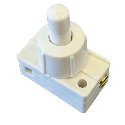 White Push Switch On/Off 2 AMP easy to fit
