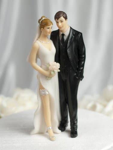 Sunvary Bride and Groom Tender Touch Wedding Cake Toppers DGBJ009