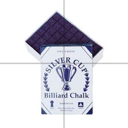 Silver Cup Chalk (Purple, Box of 144 Pieces)