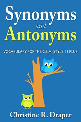 achieve2day Synonyms and Antonyms: Vocabulary for the C.E.M. Style 11 Plus