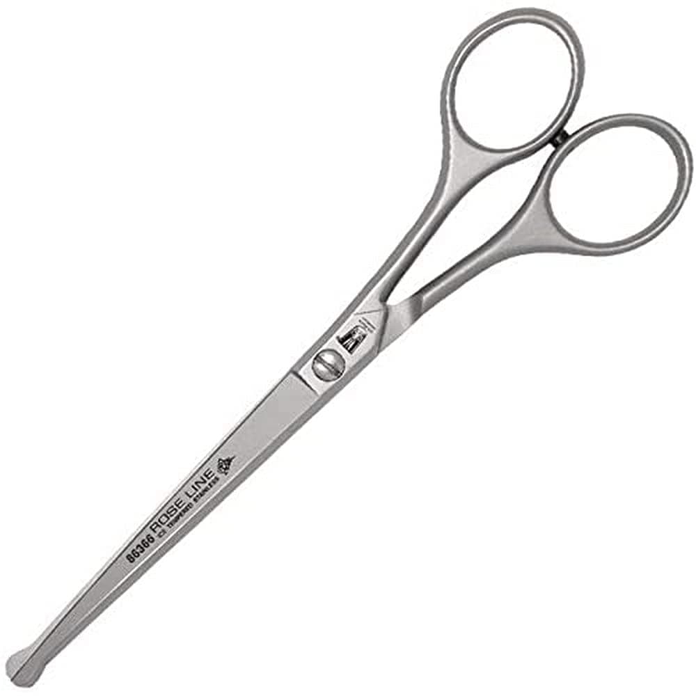 Stainless Steel Lens Curved Scissors Linen Pink