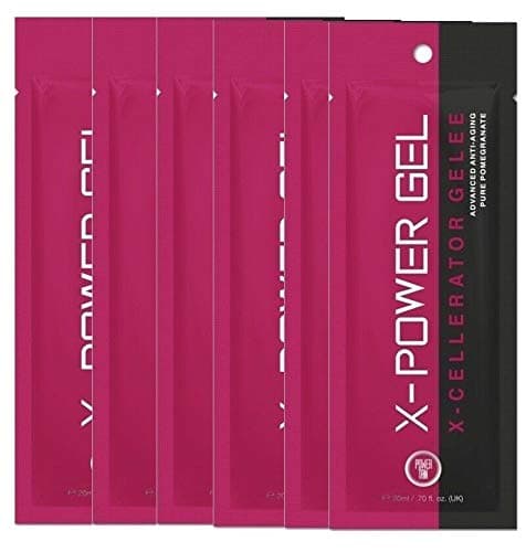 6 SACHETS OF POWER TAN X-POWER GEL TANNING LOTION
