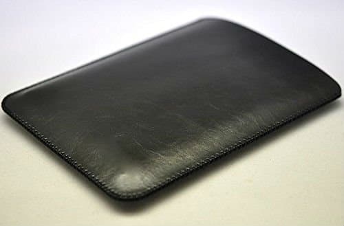 Ceocase For Kindle Oasis (2016 Release ) with Leather Charging Cover New Luxury Slim Pouch Sleeve Cover M-C14 (Black)