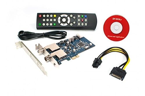 DVBSky T9580 V2 PCIe card with 1x DVB-S2 and 1x DVB-T2/DVB-C Tuner