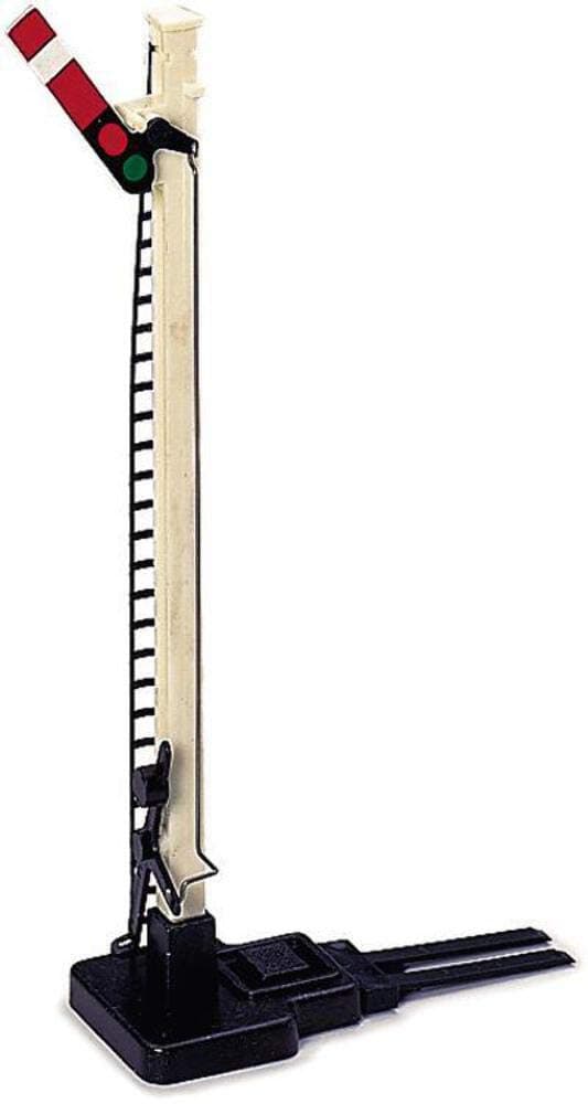 R171 OO Gauge Single Home Signal - Model Railway Accessories, Miniature Diorama Scenery for Hornby Train Sets - Lifelike Manual Train Home Signal Model - Scale 1:76