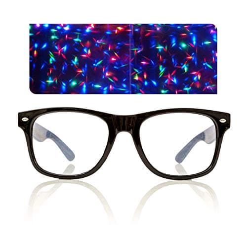 Premium Starburst Diffraction Glasses - Ideal for Raves, Festivals, and More